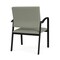 Lesro Newport Wide Guest Chair Metal Frame, Black, OH Eucalyptus Upholstery NP1201 - alternate 3